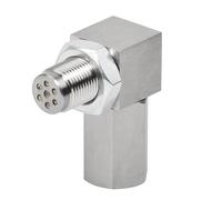 Extensión de sensor lambda M18x1,5 90° Adaptador universal de sensor de oxígeno O2 Rosca Convertidor catalítico para sensor O2 de coche