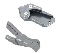 Extensión De Soporte Lateral Para Ampliación De Pie De Pata De Cabra De Motocicleta Con LOGO Para KYMCO AK550 AK 550 2017-2020(Titanium,1)