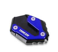 Extensión De Soporte Lateral para Motocicleta para Yamaha MT-07 R7 MT09 para Tracer 900 700 MT-09 XSR700 Aumentar la Estabilidad del área de Soporte(Blue d)