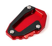 Extensión de soporte lateral Placa patada de pie motocicleta para DUCATI Multistrada 1200 S GT 950 1100 v4 Enduro Pro DIAVEL 1260 Monster 821 696 Accesorios (rojo)