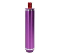 Extensión de taco de billar Extensor de taco de billar de aleación de aluminio con parachoques Conexión segura de alta dureza Agarre cómodo para FURY Pool Stick (5 Inch Purple)