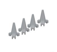 Extensión de tren de aterrizaje DJI Neo2, patas de soporte ABS para trípode DJI Neo 2, soporte elevado con protectores de patas para fotografía estable en irregularidades (gris)