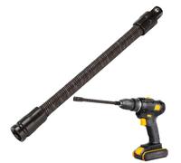 Extensión de trinquete, herramientas manuales flexibles y flexibles, mango de destornillador de extensión de enchufe de 1/2 pulgada, para espacio estrecho, cierre de perno de esquina, garaje, mecánico