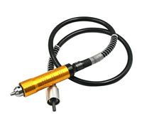 Extensión de tubo de eje flexible con portabrocas de 0,3 a 6,5 mm para amoladora de troquel, taladro de mano, herramientas rotativas eléctricas, portabrocas