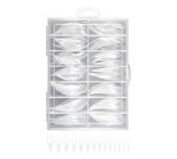 Extensión De Uñas Con Garra De Águila - Caja De Formas De Uas De Transparente De 140 Piezas | Formas Rápidas De Extensión De Uñnas De Gel, Accesorios De Manicura De Uñas Para El Hogar, Salón,