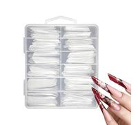 Extensión De Uñas Con Garra De Águila - Caja De Formas De Uas De Transparente De 140 Piezas | Formas Rápidas De Extensión De Uñnas De Gel, Accesorios De Manicura De Uñas Para El Hogar, Salón,