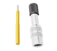 Extensión de válvula: adaptador de inflado de latón, conector de aire de horquilla delantera a prueba de fugas, accesorio de bomba de neumáticos, accesorio de bomba de aire de alta presión para