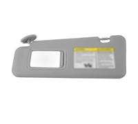 Extensión de Visera para Coche Parasol para Coche para Toyota para Highlander 2008-2013 con Placa de Cubierta Espejo tocador 74320-48500-B0(Gris,Left)