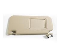 Extensión de Visera para Coche Parasol para Coche para Toyota para RAV4 2006-2013 con Cubierta de Espejo tocador 74320-42501-B2 74310-42452-B2(Beige,Left)