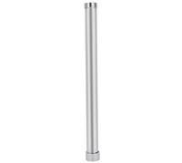 Extensión del brazo de ducha de plata de 11.8 pulgadas, tubo del brazo de extensión del cabezal de ducha Tubo de ducha redondo de cobre puro Recubrimiento de cromo para accesorios de baño Adecuado par