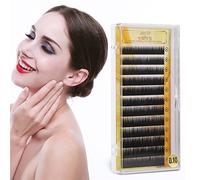 Extensión del Ceja postizas negro mezcla cejas falso individual 5 - 8 mm