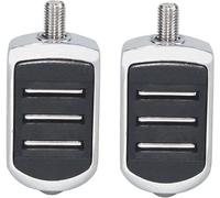 Extensión del estribo Agrandar Reposapiés para motocicleta, talón, punta, cambio de marchas, para todos los modelos turismo(Chrome)