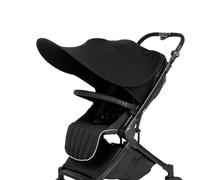 Extensión del parasol del cochecito | Funda solar para cochecito de bebé - Capota de protección UV ajustable y plegable para el viaje de verano y el asiento del coche y el uso