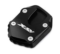 Extensión del Soporte Lateral Para X ADV X-ADV XADV 750 2021-2022, Placa de Soporte de la Almohadilla de Extensión del Soporte Lateral del Pie de la Motocicleta (Negro)