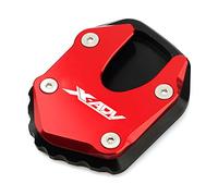 Extensión del Soporte Lateral Para X ADV X-ADV XADV 750 2021-2022, Placa de Soporte de la Almohadilla de Extensión del Soporte Lateral del Pie de la Motocicleta (Rojo)