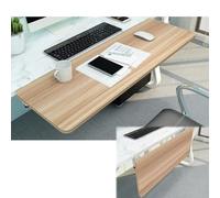 Extensión ergonómica de escritorio plegable con reposabrazos y bandeja para teclado con abrazadera, soporte de codo que ahorra espacio para aliviar la fatiga, acabado de roble, 75 x 25 cm, perfecto