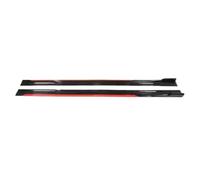 Extensión Faldón Lateral Coche Para Kia Para Stinger 2018-2025 | Divisor Faldón Lateral Accesorios Cubierta Divisora Panel Basculante Alerón Inferior Izquierdo Y Derecho, 8 Uds. ABS