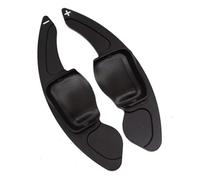 ExtensióN Levas Al Volante Compatible Con Para Golf 5 MK5 Para Golf 6 MK6 2009-2014 Para Jetta MK5 2PCS Cubierta Palancas Cambio Extensión Paleta Volante Coche(Black)