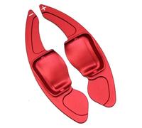 ExtensióN Levas Al Volante Compatible Con Para Golf 5 MK5 Para Golf 6 MK6 2009-2014 Para Jetta MK5 2PCS Cubierta Palancas Cambio Extensión Paleta Volante Coche(Red)