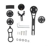 Extensión ligera de fibra de carbono para montaje de computadora para Garmin y para Bryton soporte estable en terrenos irregulares (longitud 143 mm)