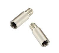 Extensión M4 para tornillos Chicago - prolongación roscada - longitudes y cantidades a elegir - niquelada, 10 mm, 20 piezas