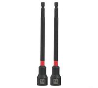 Extensión magnética de llave hexagonal de 150 mm, funda adaptadora compatible con herramientas de taladro y destornillador para maquinaria y reparación del hogar (2 unidades de 14 mm)