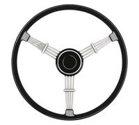 Extensión palanca cambios Volante Clásico Drifting 400 Mm Para Porsche 356 A B C PreA(Negro)