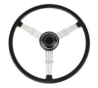 Extensión palanca cambios Volante Clásico Vintage De 400 Mm Y 3 Radios Para Porsche 356 A B C 1950-1966(Negro)