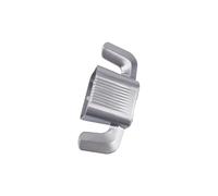 Extensión Paleta Cambio Cubierta De Perilla De Cambio Marchas para Hyundai Santa Fe MX5 2024 Kona SX2 ABS, 3 Colores, Accesorios Interiores Decorativos(Silver)