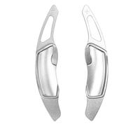 Extensión Paletas Volante Compatible Con Subaru Para BRZ 2012-2016 Volante Coche Cambio Marchas Extensor Levas Cambio Hacia Arriba Y Hacia Abajo Adhesivo Cubierta Embellecedor Interior(Silver)