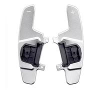 Extensión Paletas Volante Compatible Con VW Para Polo Para Gti 2015-2018 Aleación Aluminio Volante Engranaje Extendido Cambio Para Levas Cambio Hacia Arriba Y Hacia Abajo Cubierta(Silver)