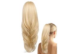 Extensión Para Coleta Falsa Peluca Multicapa con Cordón y Clip | Extensión De Coleta Alta Para Mujeres Niñas Cosplay Diario Citas Trayecto Reuniones y Actuaciones