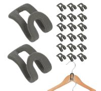 Extensión para : Ganchos De Conexión, Paquete De 20, Clips para, Ahorro De Espacio, Triángulos Espaciosos, Resistentes Y Duraderos, Instalación Rápida | Organización Armario Hog