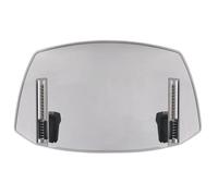 Extensión Parabrisas Moto para Honda CRF 300 L/CRF 300 Ralley, ángulo Ajustable Instalación del Clip Mejora La Estabilidad Al Conducir Deflector Parabrisas Moto, B Gray