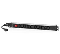 Extensión PDU 12 Tomas para Rack 19 SPS 12F C13/C14 con Switch (15 metros) - SALICRU