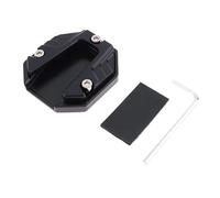Extensión Pie Pata Cabra Lateral Extensor Universal para Pata de Cabra de Motocicleta y Scooter, Placa de Soporte con Almohadilla de extensión y Base ampliada Antideslizante.