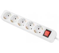 Extensión Quíntuple con Interruptor (1.5 mts) - LANBERG