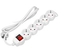 Extensión Quíntuple con Interruptor (5 mts) - ORNO