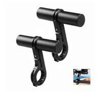 Extensión Soporte de Extensión,2 Piezas Extensor de Manillar para Bicicleta,Soporte de Manillar de Aleación,Extensión de Manillar de Clip único,para Linternas,Teléfonos Inteligentes