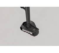 Extensión SW-Motech para pie lateral - Negro/plateado. Kawasaki Z650/S/RS, Ninja 650., plata