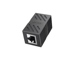 Extensión Ugreen NW114 União RJ45 Negra | Extensor Ethernet hembra a hembra, compatible con cable Cat8 Cat7 Cat6 Cat5