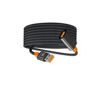 Extensión USB 3.0/2.0 de 6 A for portátil Inteligente, PC, TV, Xbox One, SSD, Cable Extensor, Mini Cable de Alta Velocidad, línea de conversión de Pantalla(1.5M Black)