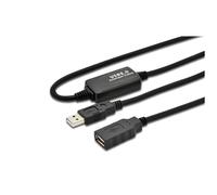 Extensión USB - INLINE - 34613I - 20m - Conector A a conector hembra A - Negro