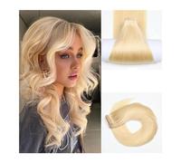Extensiones Adhesivas Cabello Cinta de cabello humano rubio en extensiones Cinta recta de 14 "-24" en extensiones de cabello, Cinta rubia recta sin costuras de doble estiramiento en cabello humano Rem