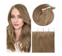 Extensiones Adhesivas Cabello Extensiones de cabello con cinta adhesiva Cabello humano 16-26 pulgadas Extensiones de cabello sin costuras Cinta en color #8 Extensiones de cabello con cinta adhesiva ma