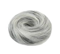 Extensiones Coletero sintético tipo donut for mujer, elástico y liso, con moño desordenado para mujeres(1B171T60)