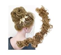 Extensiones Coleteros for cabello ondulado y rizado, sintéticos, largos y desordenados, extensiones de cola de caballo for envolver el cabello para mujeres(12T24)