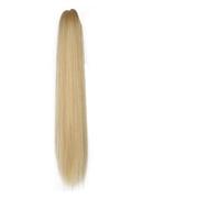 Extensiones de Cabello Cola de Caballo, Long Ponytail Extension, 24" Straight Claw Clip Ponytail Hair Extensions Natural Looking Heat Resistant Synthetic Ponytail Hairpiece for Women, Postizo sintéti