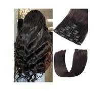 Extensiones de cabello con clip, 16-26 pulgadas, 120 g, 8 unidades, trama doble recta, negro natural (#1B, negro roto) Wear and Go(24 Inches)