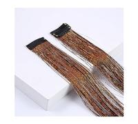 Extensiones de cabello con clip Extensiones de cabello con clip Extensiones de cabello de color 22 pulgadas Clip de color recto en la extensión del cabello Rainbow Party Highlights Peluca sintética fo